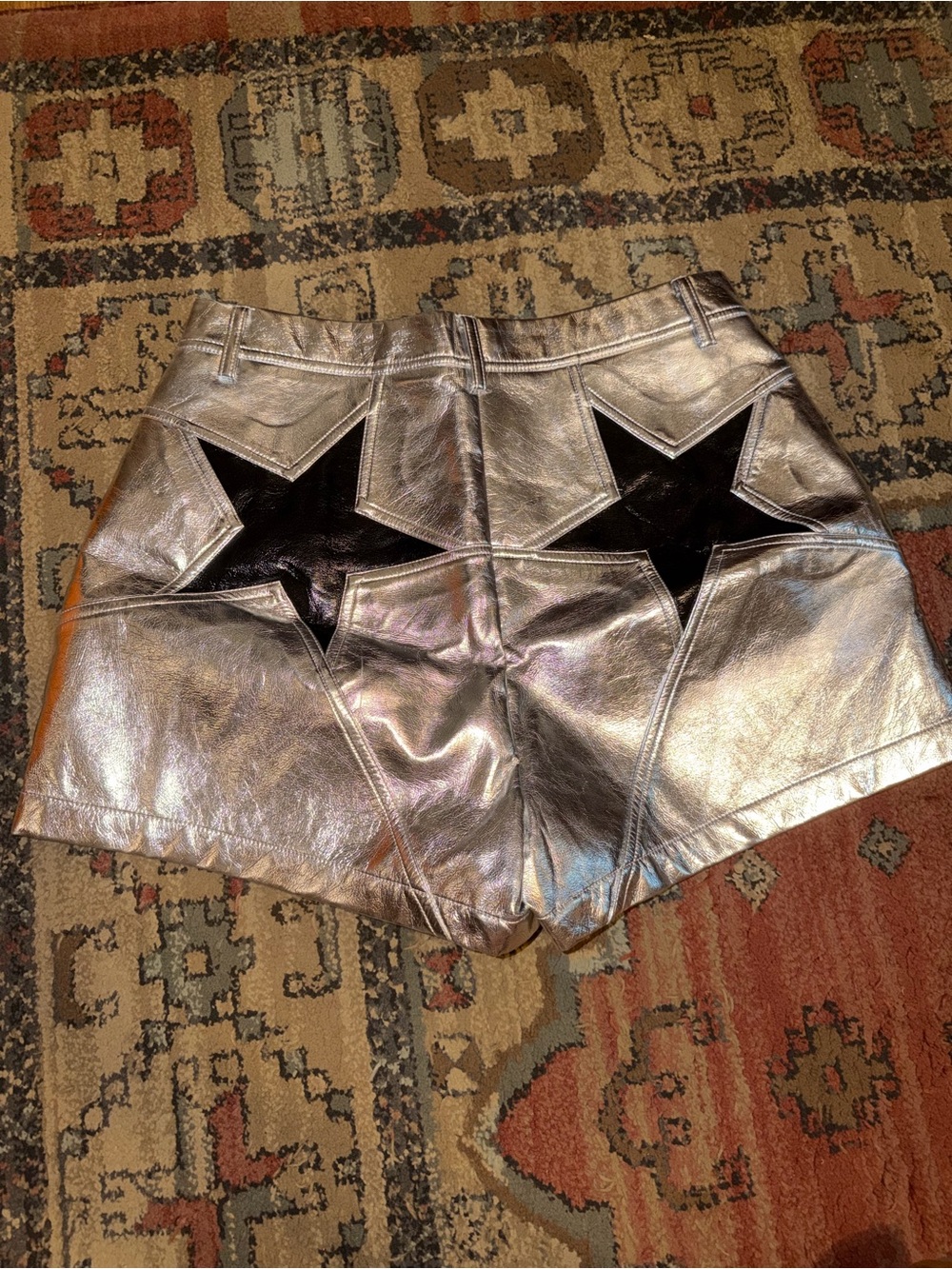 Nasty gal metallic shorts